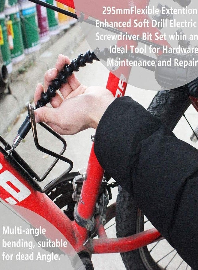 Inditrust Screwdriver flexible shaft bit set extension size-1/4inch Screwdriver Bit Set of (21pcs) - Image 5